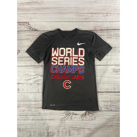 Nike Shirts Mens Small Nike Dri Fit Chicago Cubs World Series